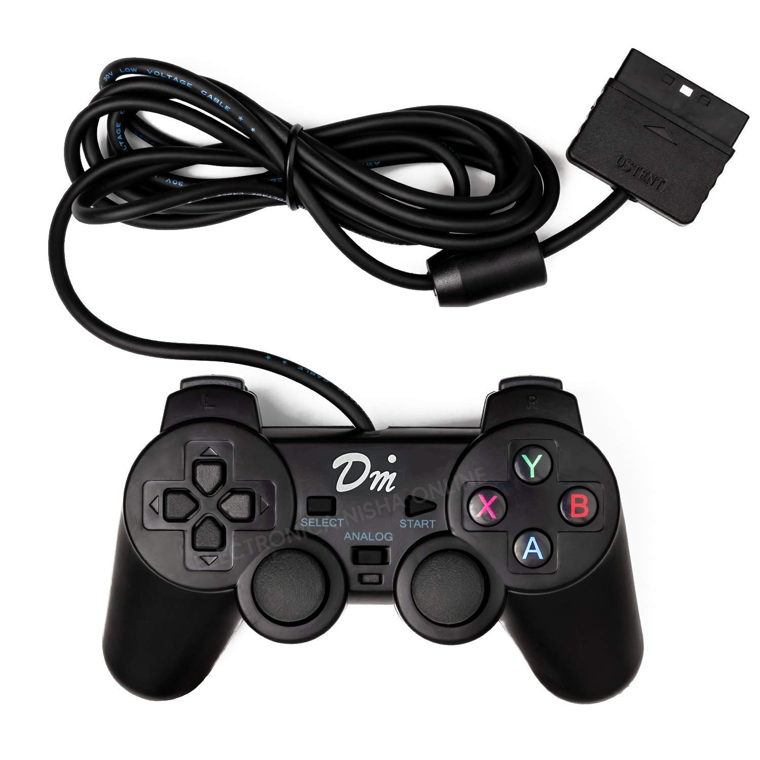 Joystick PlayStation 2 Double Shock DM Negro - NISHA ONLINE